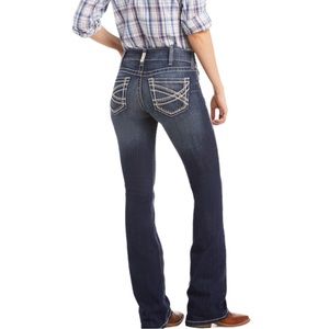 Ariat R.E.A.L. Riding Jeans Boot Cut- Medium Wash Size 25R